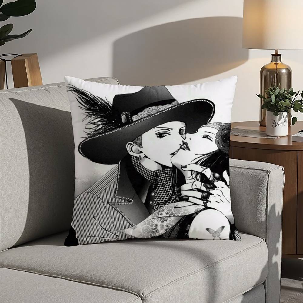 

Райский Поцелуй Мивако Юкари Наволочка Декоративная для Дивана Дома Двусторонняя Печать Короткий Плюш Подушка Чехол Праздничный Подарок 12x12Inch