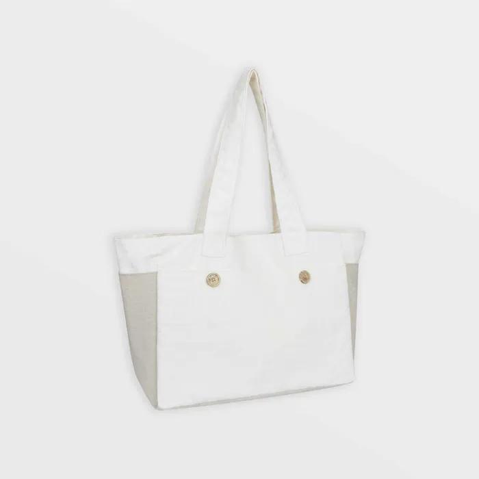 4P Linen Tote Bag (Ivory)