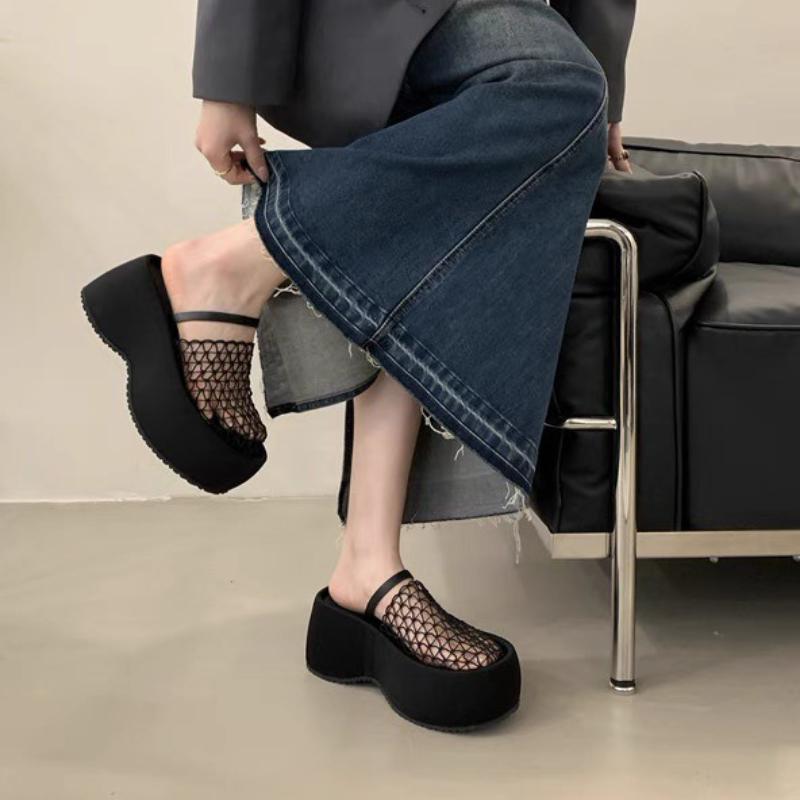 Sandali da Donna Marca Fondo Spesso Morbido Tomaia Intrecciata Pantofole Traspiranti Estivi Passeggiata Spiaggia Sandali Casual con Vestito Sandalias