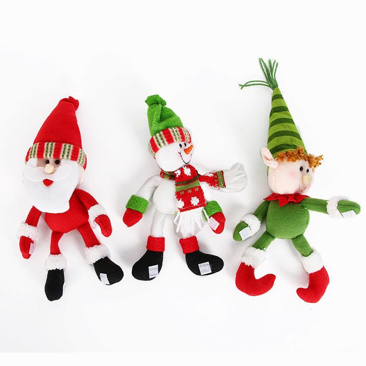 Objímky na láhev Santa & Sněhulák - Vánoční dekorace na víno a šampaňské