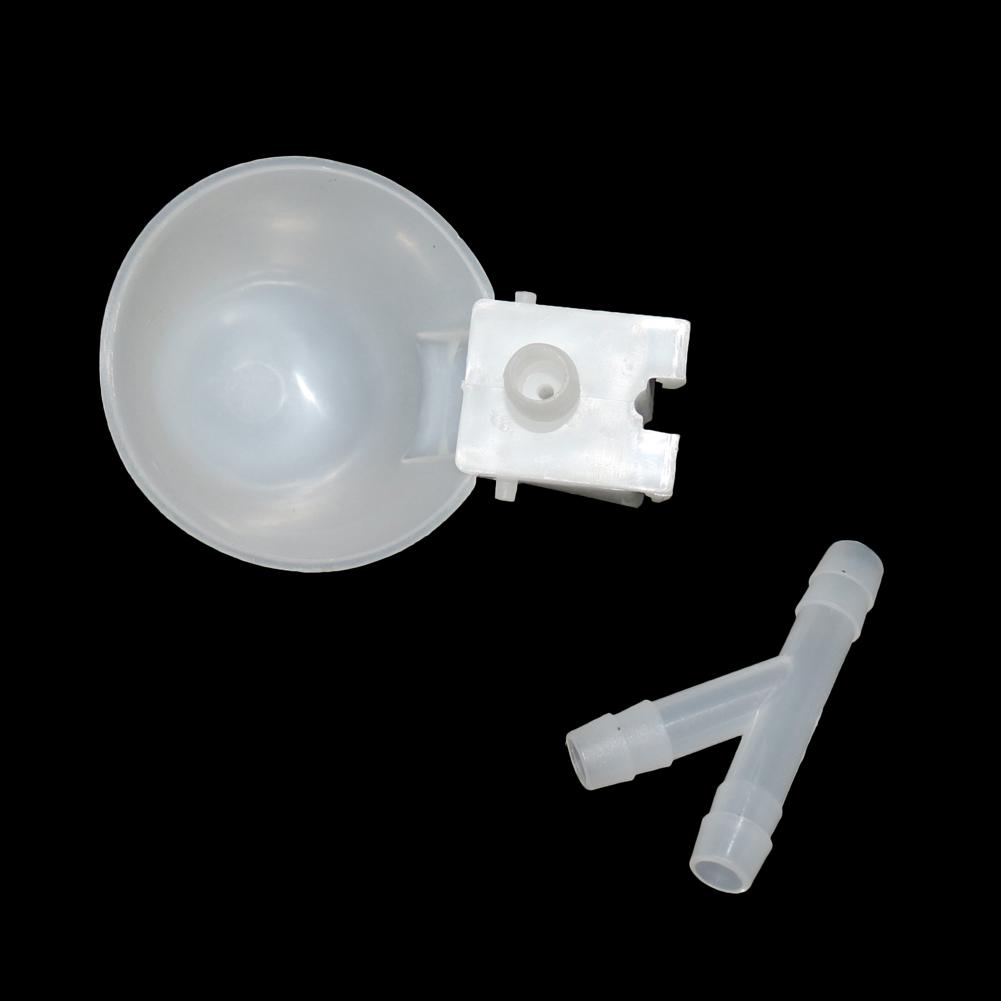 10 Pcs Pigeon Water Drinking Bowl Automatic Bird Chicken Coop Feed Poultry Drinker Water Drinking Cups Quail Waterer Animal Feed 10pcs белый