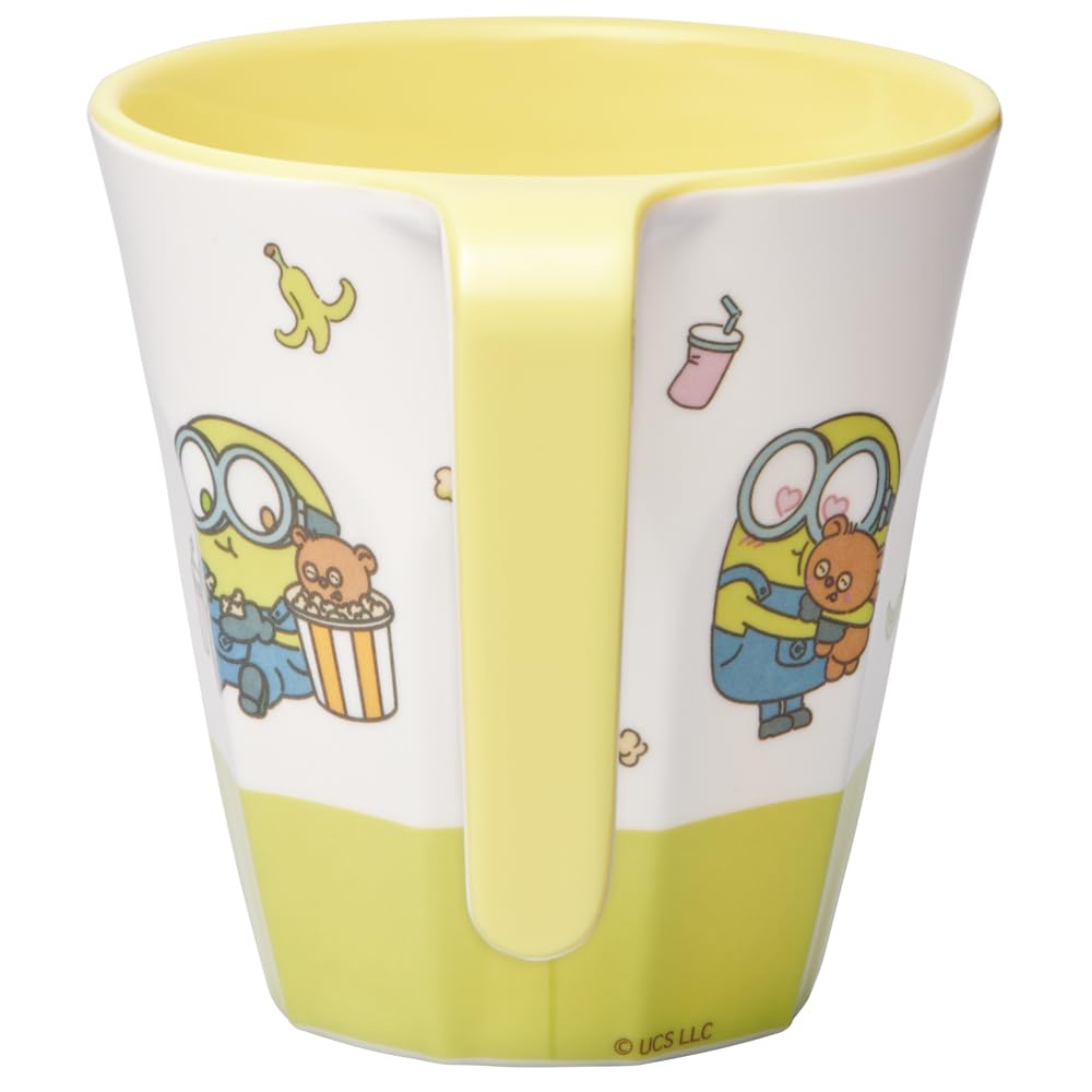 Skater Melamine Tumbler with Handle 300ml Minions Bob Tim & MTH3-A