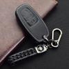 Leather Car Key Case Keychain Remote Fobs Protector Cover Auto Accessories For Q2 Q3 Q5 Q7 TT A1 A3 A4 A5 A6 A7 A8 S3 S6 R8 RS3 RS6 TT