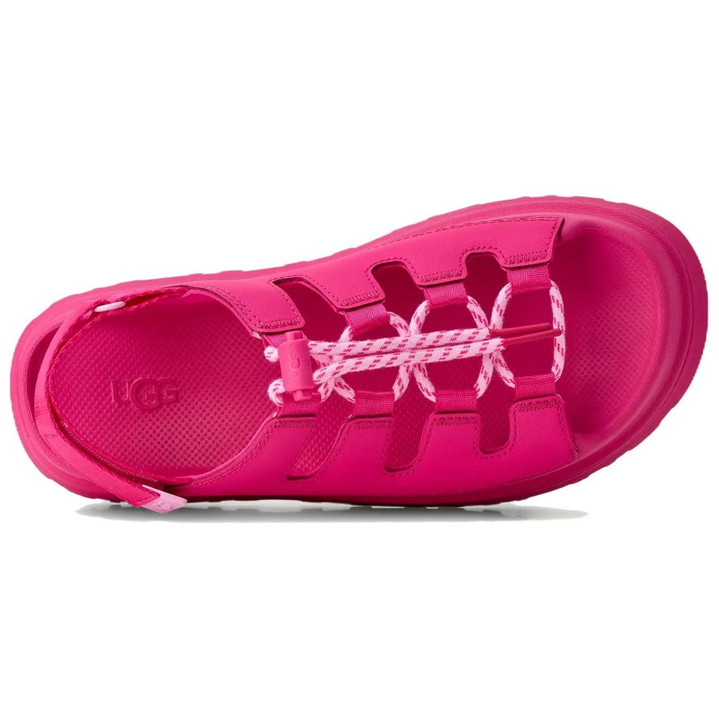 UGG Goldenglow Toggle Leather Casual Versatile Slide Sandals Women Sandals Deep-Coral 1179370-DPCR