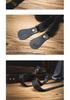 Unisex Non-Slip Retro PU Leather Suspender Straps with Four-Button Buckle – Casual & Versatile for Pants and Overalls