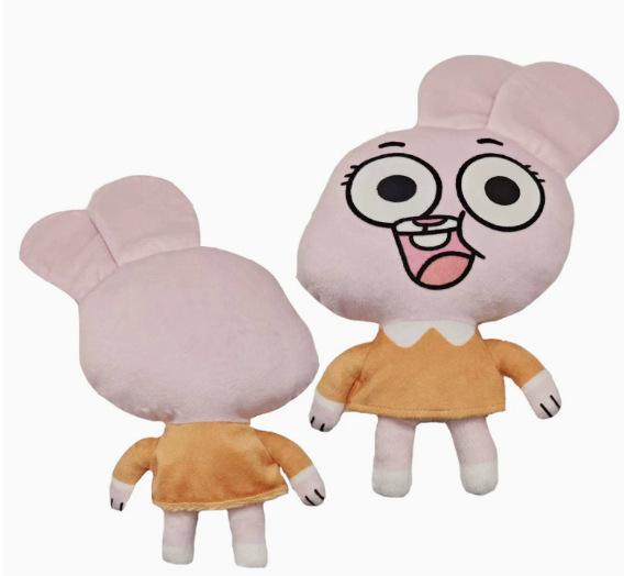 De Geweldige Wereld Van Gumball Knuffel Gumball Darwin Anais Richard Watterson Zacht Gevuld Cartoonfiguur Knuffeltje Voor Kinderen Fans 20-25cm