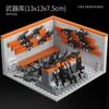 Armory Warehouse Display Rack Military Base Weapons House Armory SWAT Building Block Sets SWAT Brick Boys Kids Toys Gifts