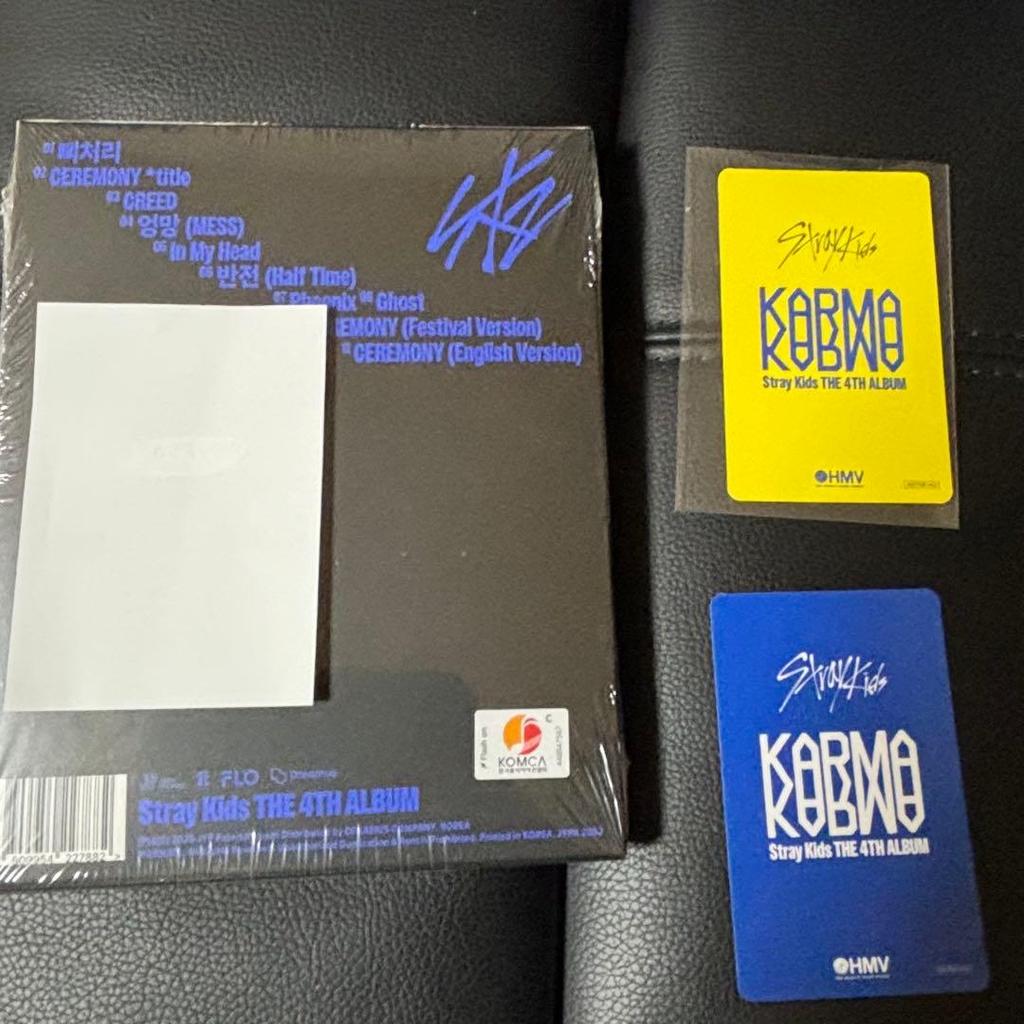 [USED] Straykids Karma Extra Compact with Serial Number, Reno Trading Card