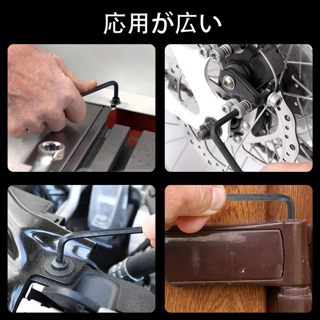 SOYANGNEK Hex Wrench Includes Metric and Inch Hex Long Precision Easy To Apply for DIY Machine and Furniture Assembly 35-Piece Set, Wrenches, Dual-Use