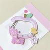 Cute Apple-Shaped Star Cloud Pendant Carabiner Mountaineering Buckle Acrylic Keychain Multipurpose Keyring Hook Bag Hanging Gift