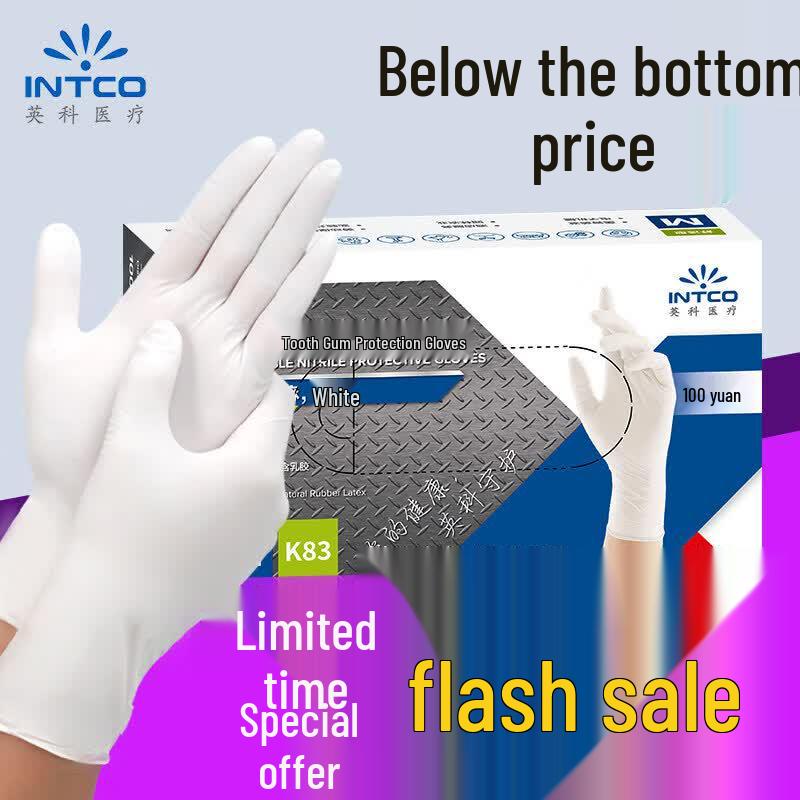 ZISIZ Intco Food Grade Disposable Nitrile Gloves