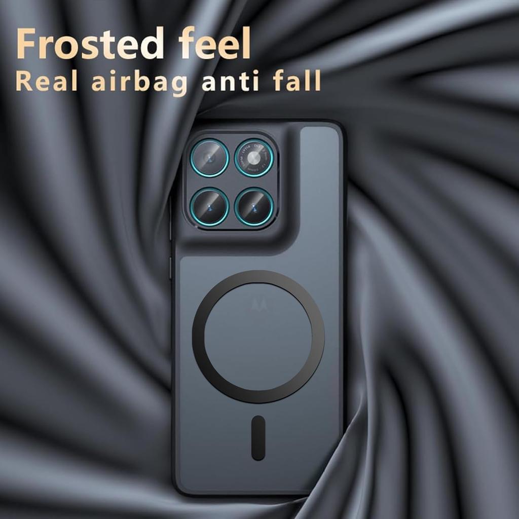 Case for Magsafe Magnetic Wireless Charge Hard PC Matte Cover For Motorola MOTO G67 G57 Power Edge 70 G86 G56 G85 60 Pro Fusion