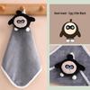 Coral Fleece Cute Cartoon Children's Hand Towel - Thick, Absorbent Small Square Towel