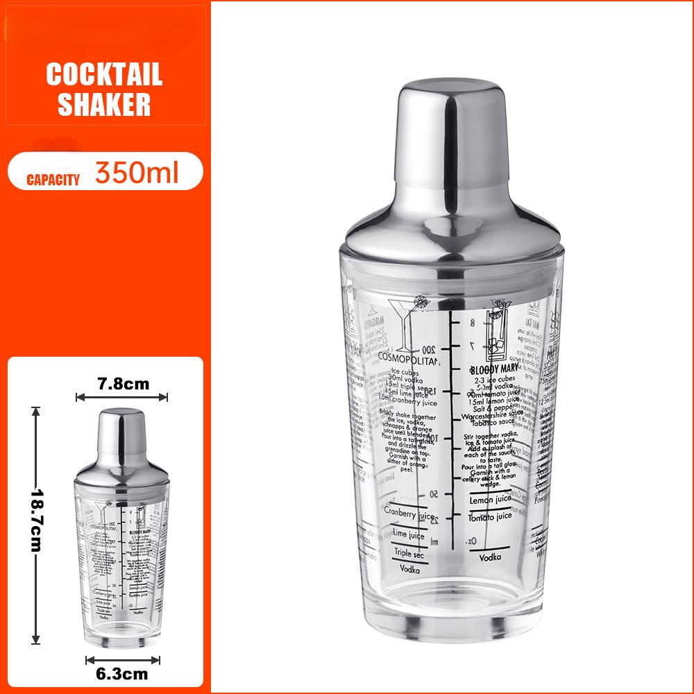 

Шейкер из нержавеющей стали на 550 мл, европейский трехступенчатый шейкер, барный шейкер, шейкер