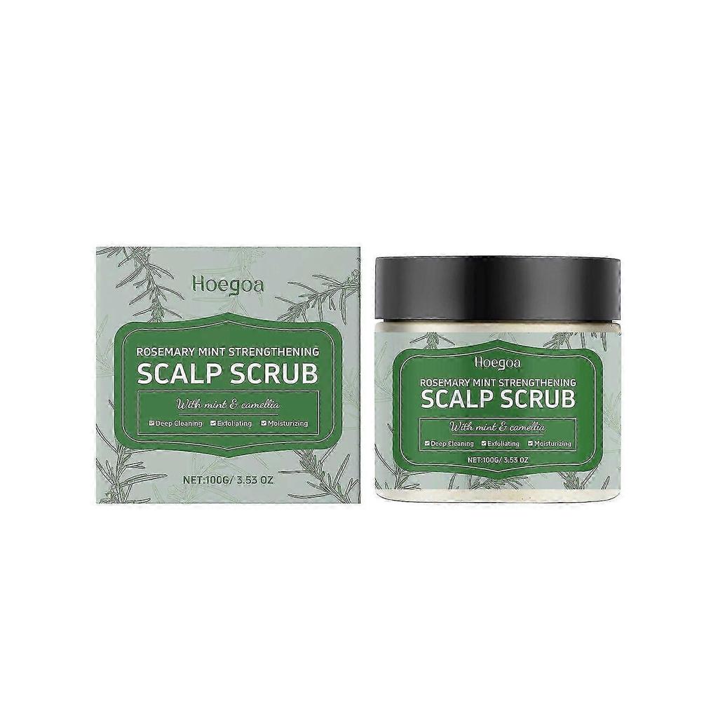 Rosemary Mint Scalp Scrub - Scalp Exfoliator for Dryness & Dandruff Relief, Deep Cleansing Hair Scrub, Oil Control & Nourishing Scalp Treatment