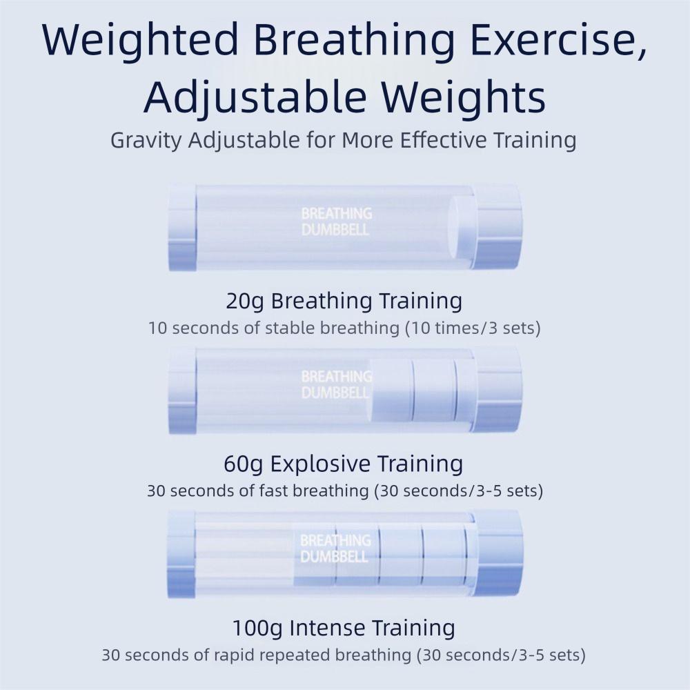 Lung Respirator Breathing Exercise Device Muscle Trainer Deep Breathing Trainer  Beginners