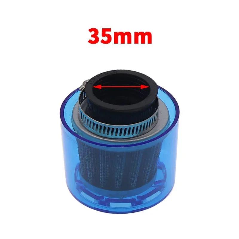 28/32/35/38/42mm Universell Blå/Röd Motorcykel Motorcykel Luftfilter Rengörare 50cc 110cc 125cc ATV PIT Dirt Bike Stänksäker