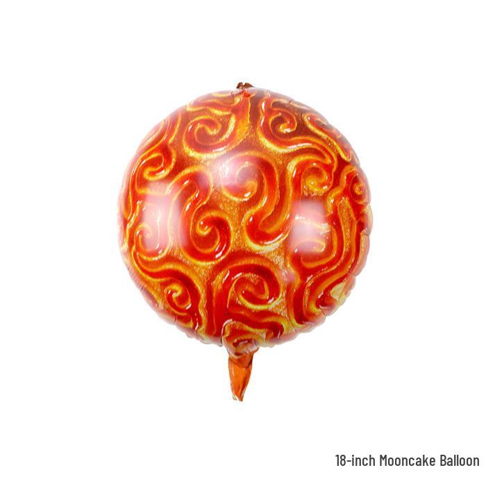 Dragon Boat & Mid-Autumn Festival Decorations: Zongzi Mooncake Balloons & Pull Flag Ornaments
