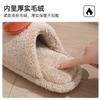 Cute mushroom cotton slippers winter indoor home household plush warm winter fluffy slippers winter