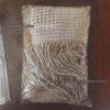 Encrypted Silver Thread Wedding Curtain: Decorative Tassel Ceiling Partition with Round Ring Scene Layout