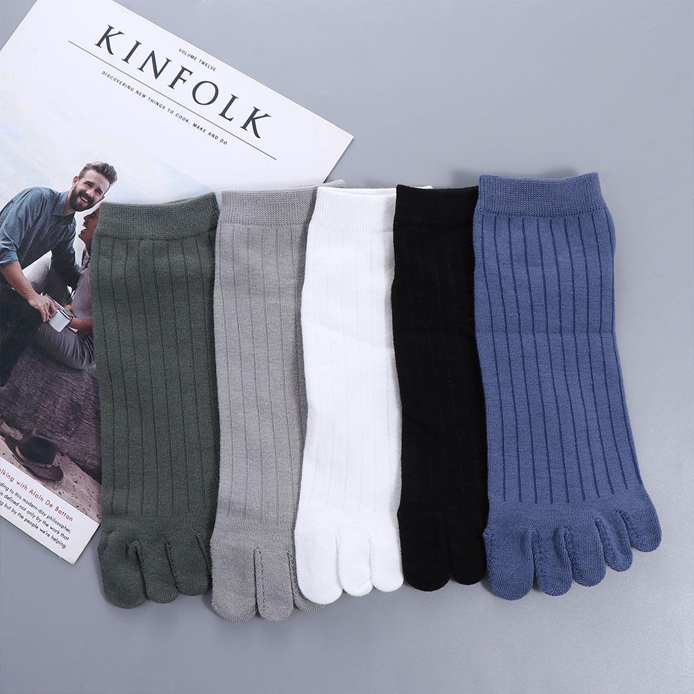 Women Sweat Absorbing Men Cotton Five-Finger Socks Men Socks Split Toe Socks Sport Hosiery