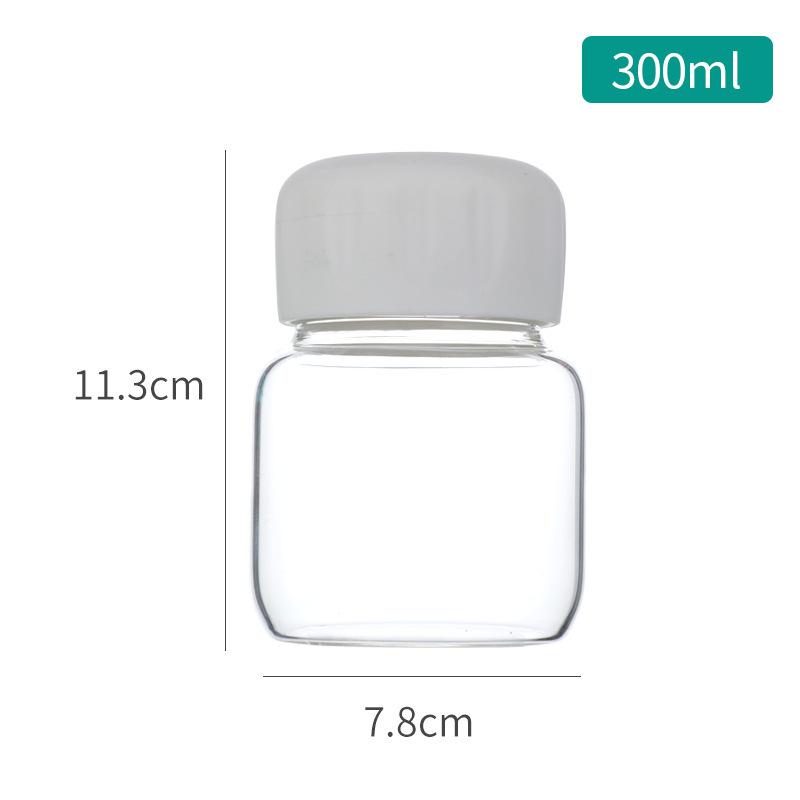 Creative Fat Cup Mini Glass Cute High Borosilicate Portable Water Cup with Scale 300ml Coffee Milk Cup