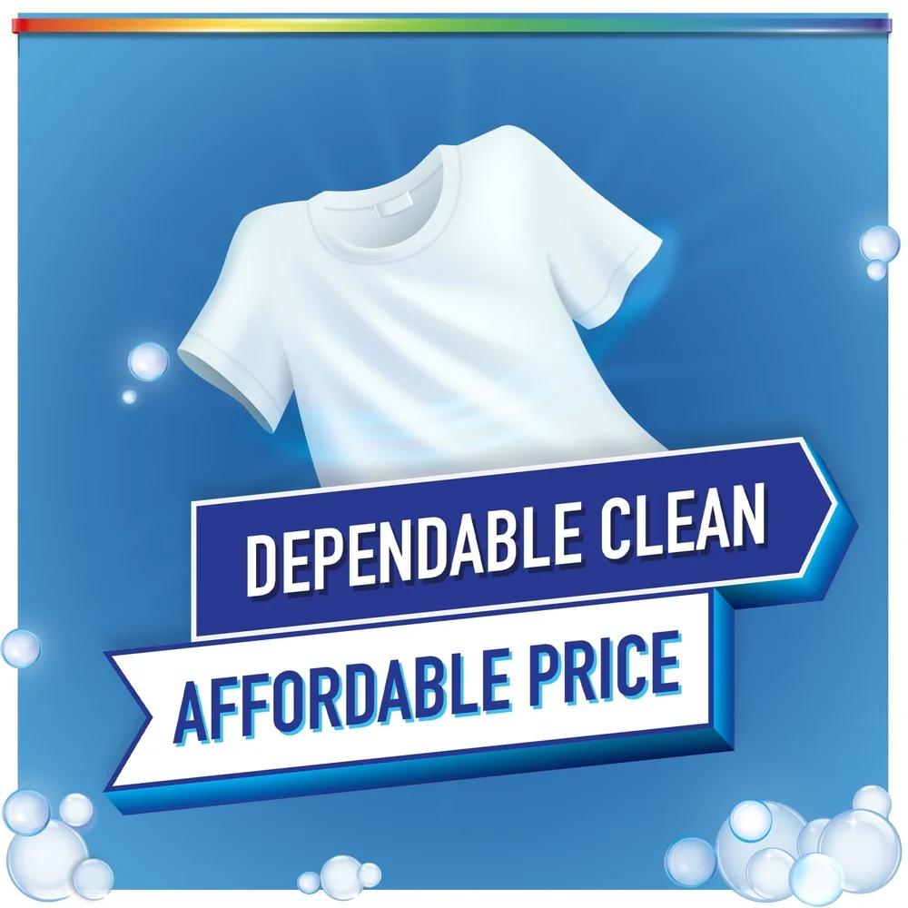 Liquid Laundry Detergent Odor Stop Oxi 128oz 85 Loads Stain Removal Long Lasting Freshness Compatible with HE Washers