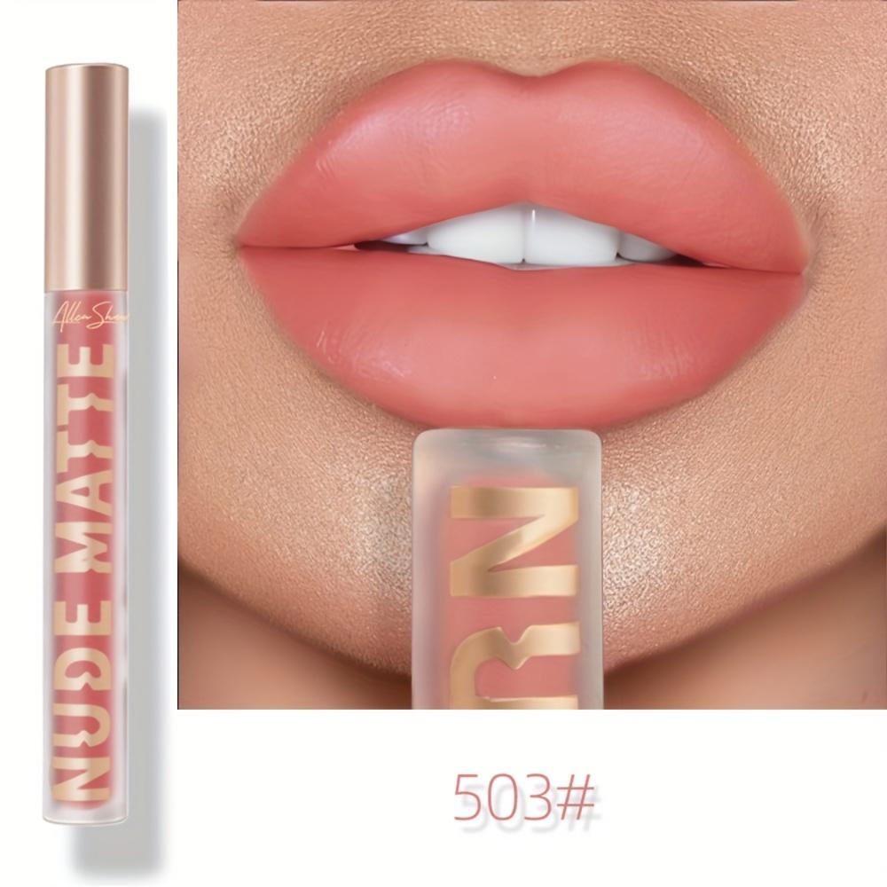 Matte Liquid Lipstick - Long-lasting, non-stick, moisturizing, nude, pink and brown tones