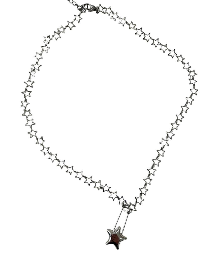 Sk8Er Rock Star Star Surgical Steel Necklace