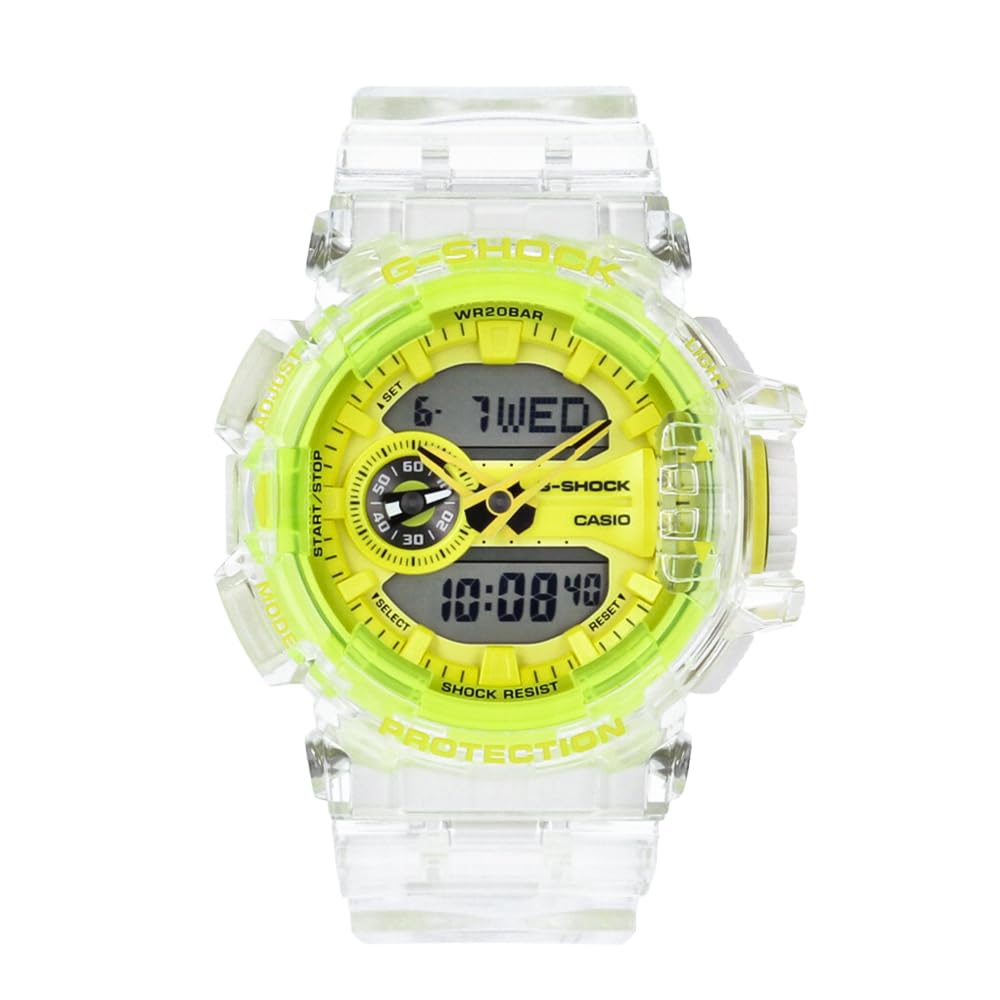 

Casio Special Color Watch with Clear Skeleton and Display G-Shock GA-400SK-1A9 Men s Analog-Digital