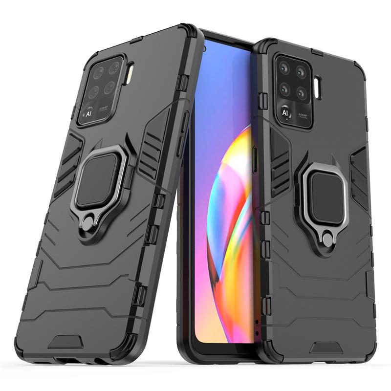 For Cover OPPO Reno 5 Lite Case For Reno 5 Lite Coque Kickstand Shockproof PC Car Holder Magnetic Case For Reno 5 Lite Fundas