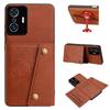 PU Leather Wallet Phone Case for Xiaomi 11T Pro,11T Multiple Card Slots Dual Metal Button Closure Shockproof Full‑Body Protective Cover