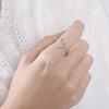 Elegant European Women's Tree Leaf Open Ring