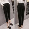 2022 Winter simple leisure Warm Sweatpants High Waist Casual Velvet Pants Women WomenPants Thick Fleece high street Trousers