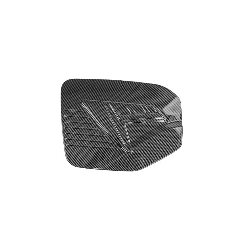 

For Kia EV4 2026 2026 Car Exterior Carbon Fiber Black Oil Cap Cover Trim Cover Styling Parts Trim Accessories LHD/RHD