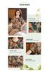 Plus Size Grandma's Summer Color Block Set: Full Print Shirt & Two-Piece Ensemble for Middle-Aged and Elderly