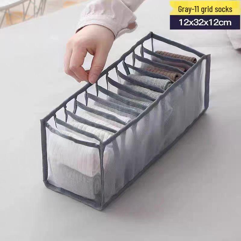Mesh Underwear Dividers: Daily Necessities Storage Box with Dustproof Organization