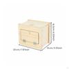 Wooden Bird Hatching Box Solid Wood Parrot Breeding Warm and Secure