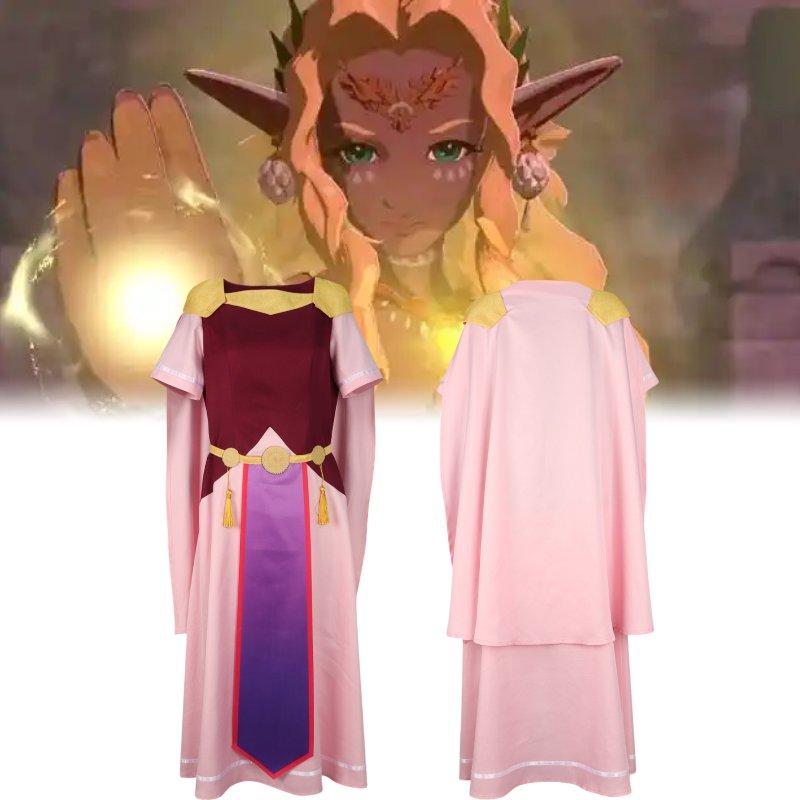 Legend Of The Zelda Princess Girl Role Play Cosplay Costume Performance Clothes