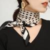 New Women Silk Printed Design Scarf For Women Fashion Neck Tie Hand Bag Foulard Wrist Kerchief Shawl Wraps Hajib Silk Scarves