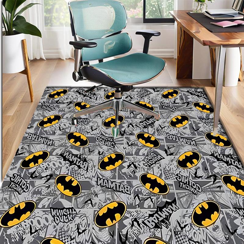 Batman Pattern Rug, Indoor/Outdoor Mat, for Picnic, Gameroom, Bedroom, Office, Living Room, Home Decor Carpet, Birthday Gift