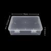 Hardware Parts Box, Large Rectangular Transparent Packaging Box, Small Object Storage Box, Covered Pp Plastic Tool Accessory Box.