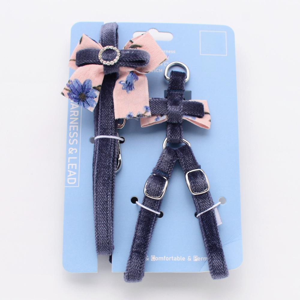 Pet Supplies Cat Puppy Leash Walking Dog Leash Small Puppy Chest Strap