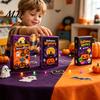 Squeeze Stress Ball Halloween Toy Advent Calendar, 24 Day Ghost Pumpkin Fidget Decompression Toys Set, Collectible Figures Gift Box for