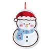 1/3Pcs Christmas Coral Fleece Hand Towels for Kitchen Bathroom Cartoon Gingerbread Man Snowman Tree Design Towel New Year Gifts