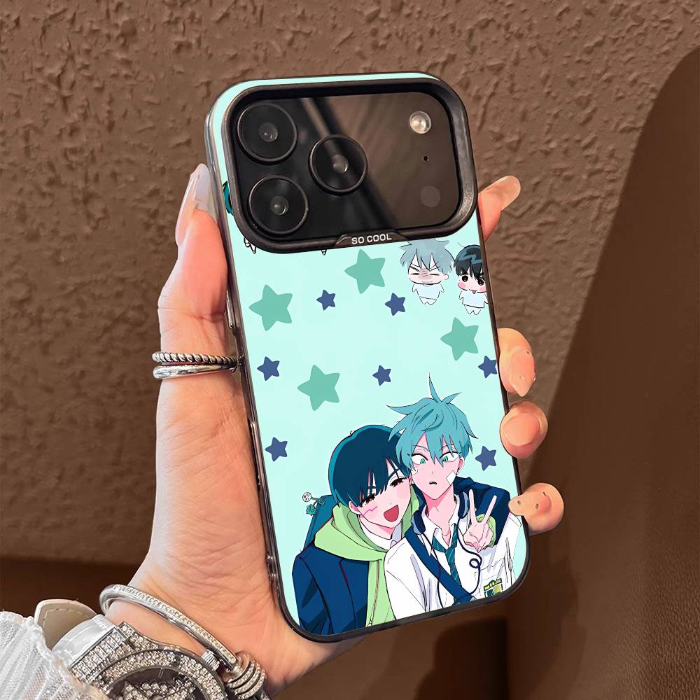 

A-Alien C-Cartoon Stage Phone Case For iPhone 17,16,15,14,13,12,11,Pro,Max,Plus,E,SE4,Air,Mini Black IMD Box iPhone17
