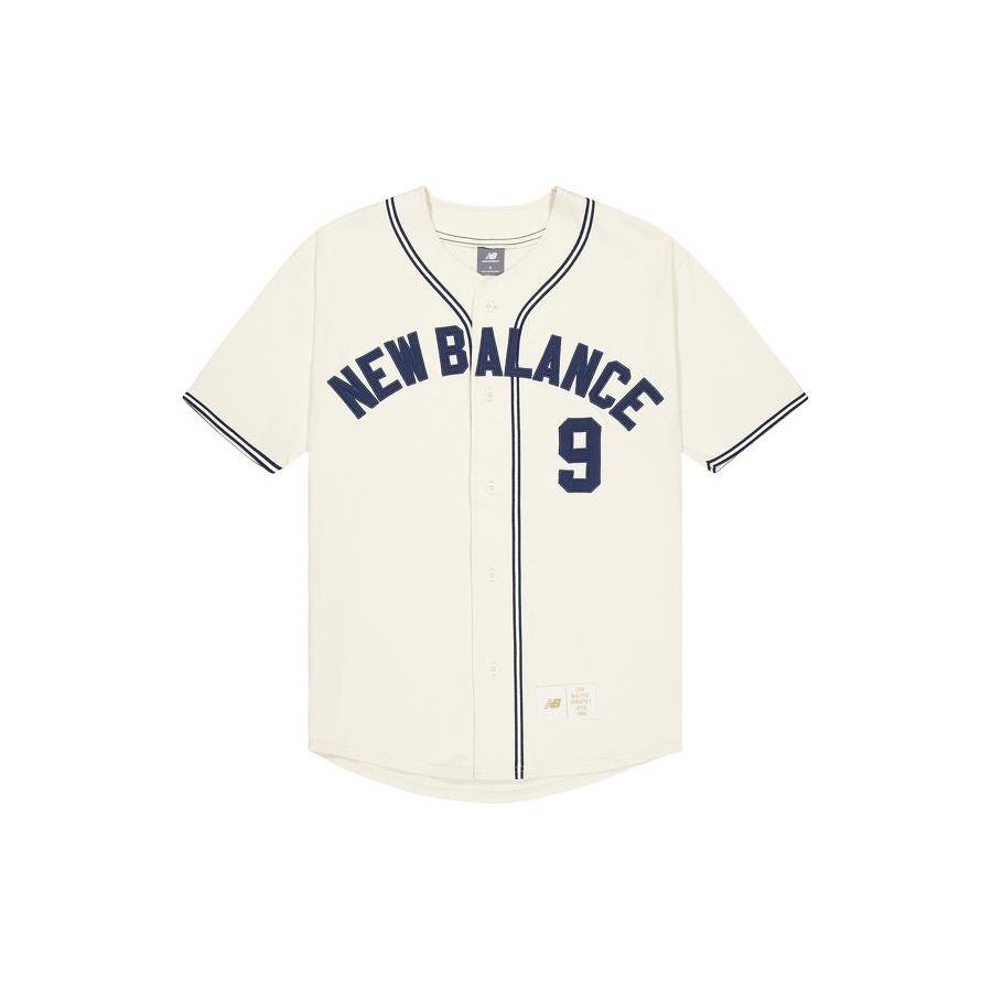 New Balance Sportswear Greatest Hits Baseball Shirt Asia Sizing  Beige  Men s MT41512-LIN M