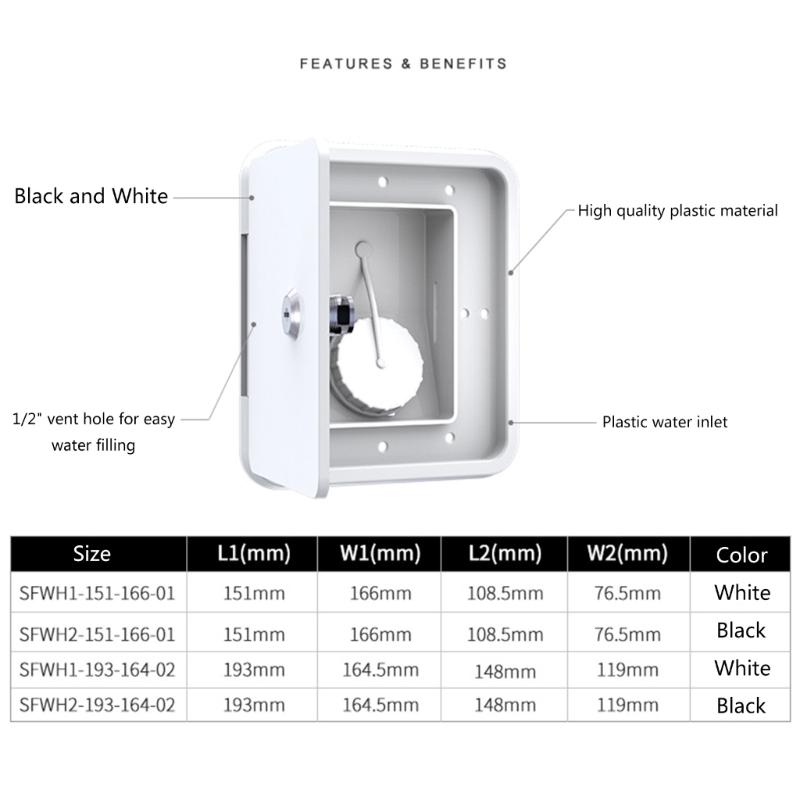 Square Water Inlet-Valve-Gravity for Hatch Cover for Tank Filling-Port with Keys