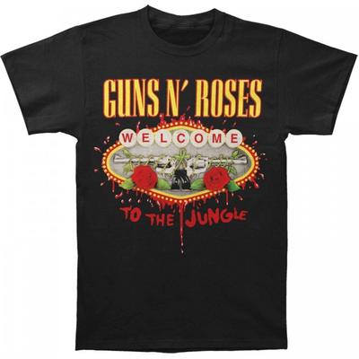 Guns N Roses Unisex Suaugusiųjų Marškinėliai „Sveiki atvykę į džiungles“