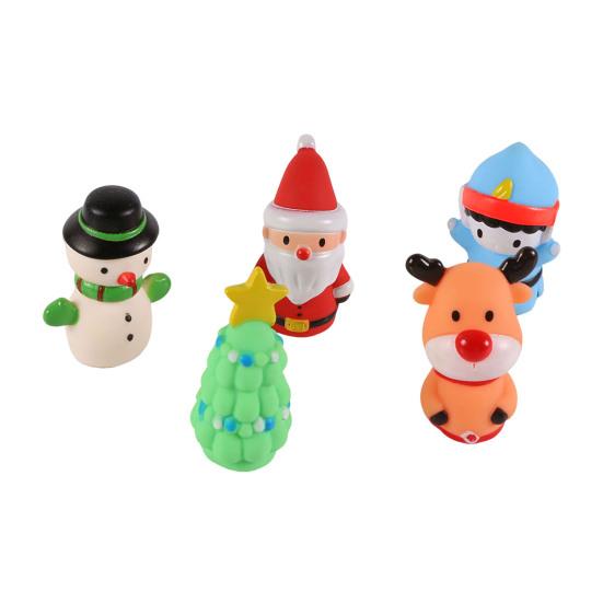 

5 шт./компл. рождественские пальчиковые куклы силиконовые лось Санта-Клаус снеговик рождественская елка персонажи игрушки ролевые игры рассказывание историй обучающие пальчиковые куклы игрушки 5pcs